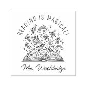 Reading Is Magical Teacher's Class Library Fantasy セルフインキングスタンプ (デザイン)