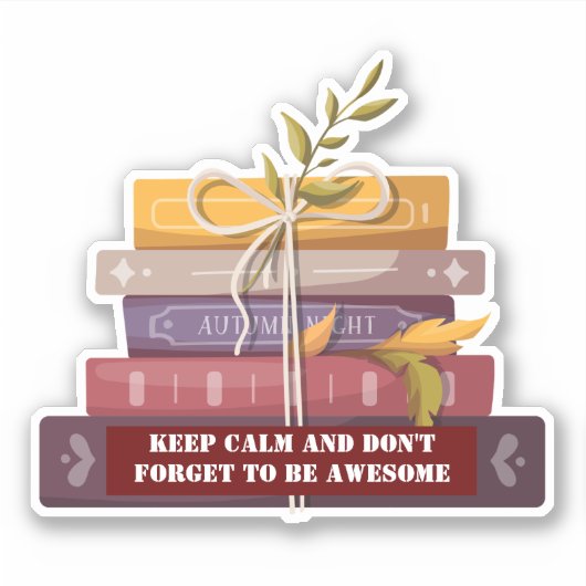 Reading is my favorite sport  シール (正面)