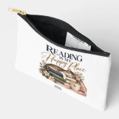 Reading Is My Happy Place Accessory Pouch アクセサリーポーチ (見開き)