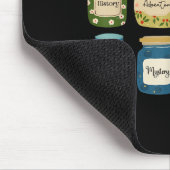 Reading Is My Jam Book Lover Teacher Student Liter マウスパッド (コーナー)