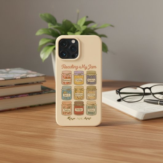 Reading Is My Jam Cute Book Lover Genre Jars  Case-Mate iPhoneケース