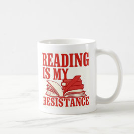 Reading Is My Resistance | Book Lover Graphic コーヒーマグカップ