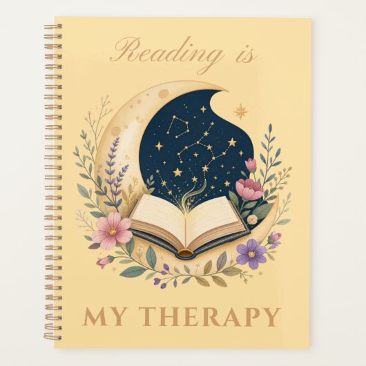 Reading is My Therapy 天体月 プランナー手帳 (正面)