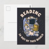 Reading Is Out Of This World ポストカード (正面/裏面)