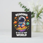 Reading is out of this world ポストカード (スタンド正面)