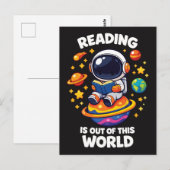 Reading is out of this world ポストカード (正面/裏面)