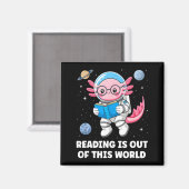 Reading is out of this world マグネット (正面/裏面)