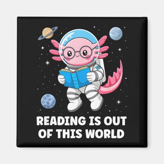 Reading is out of this world マグネット (正面)