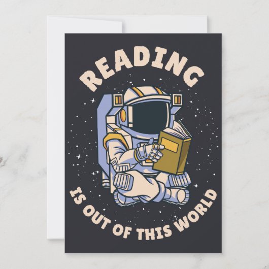 Reading Is Out Of This World 招待状 (正面)