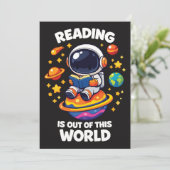 Reading is out of this world 招待状 (スタンド正面)