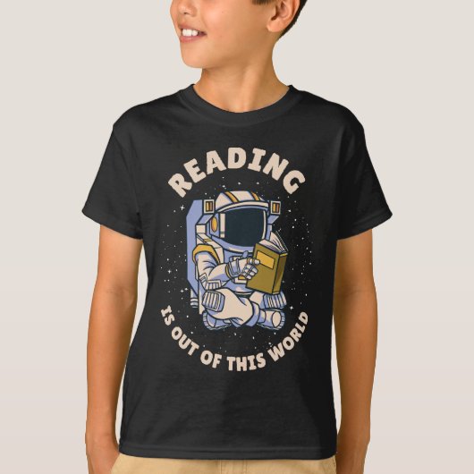 Reading Is Out Of This World Tシャツ (正面)