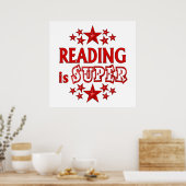 Reading is Super ポスター (キッチン)