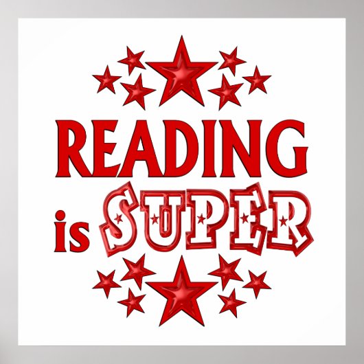 Reading is Super ポスター (正面)