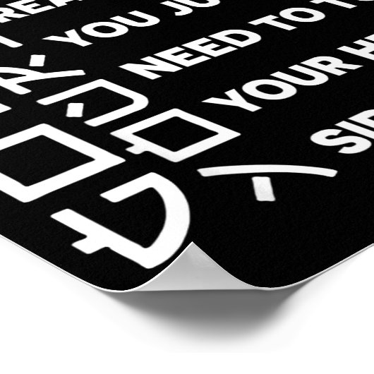 Reading Japanese Is Really Easy Shirt Student Quot ポスター (角)