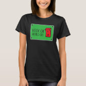 Reading   Library Women Bookworm Tシャツ (正面)