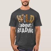 Reading Lover Apparel Wild About Reading Reading B Tシャツ (正面)