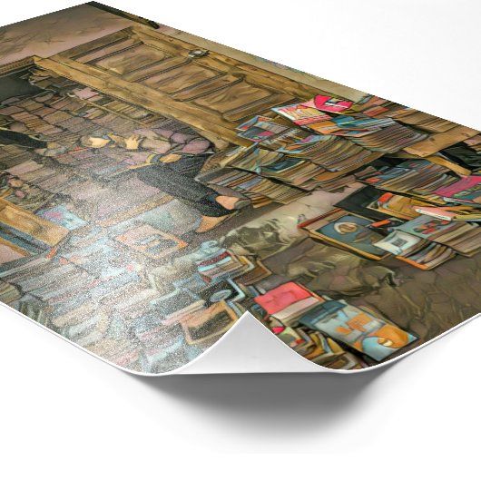 Reading Lovers Gift For Librarian フォトプリント (角)