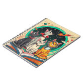 Reading Opens a Gateway to Cosmic Cat Adventures ノートブック (左側)