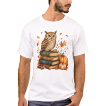 Reading Owl Fall Halloween