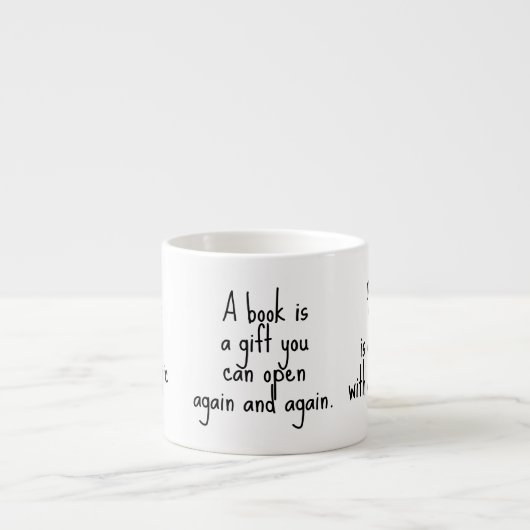READING QUOTES TO iNSPIRE エスプレッソカップ (正面)