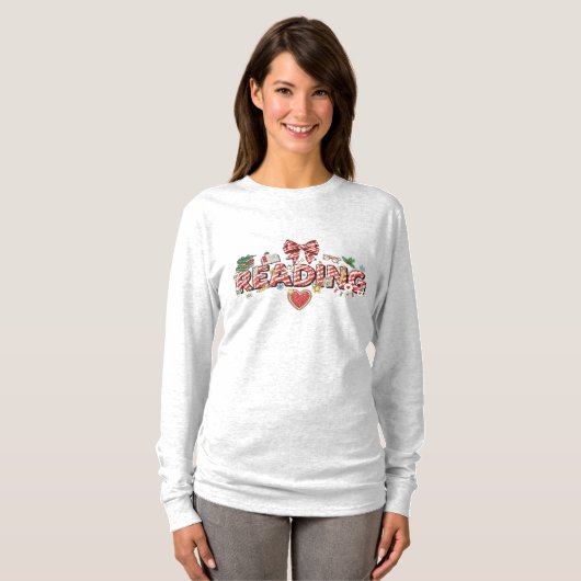 Reading School Christmas Long Sleeve Tシャツ (正面フル)