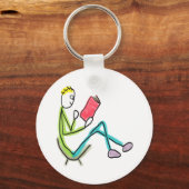 Reading Stickman キーホルダー (正面)