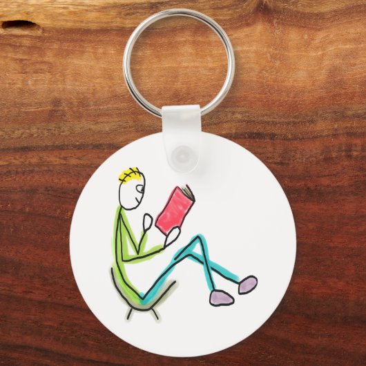 Reading Stickman キーホルダー (正面)