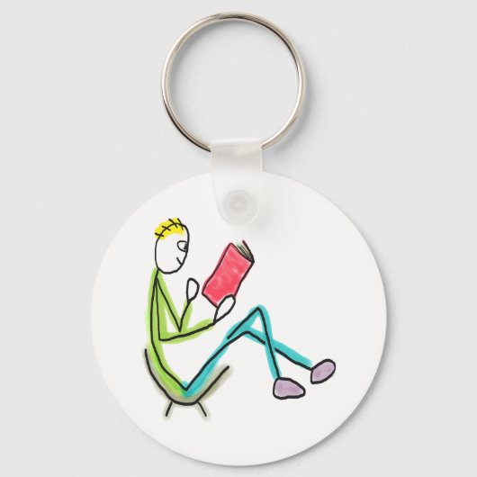 Reading Stickman キーホルダー (裏面)