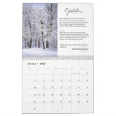 Reading the Land Calendar カレンダー (1月 2027)