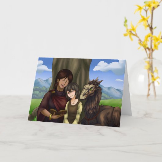 Reading Together カード (黄色い花)