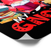 Reading With My Gnomies Books Teacher Librarian Va ポスター (角)