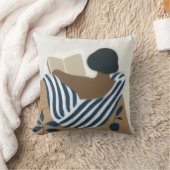 Reading Woman Afrocentric クッション (ブランケット)