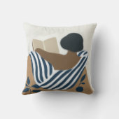 Reading Woman Afrocentric クッション (裏面)