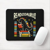 Readosaurus おもしろい Dinosabook's 読 Lover Men マウスパッド (マウス)