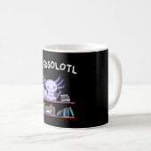 ReadsolotlブックラバーおもしろいAxolotl コーヒーマグカップ (正面右)