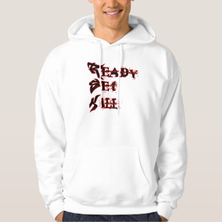 「R'eady 「のS'et 「K'illフード付きスウェットシャツ! パーカ