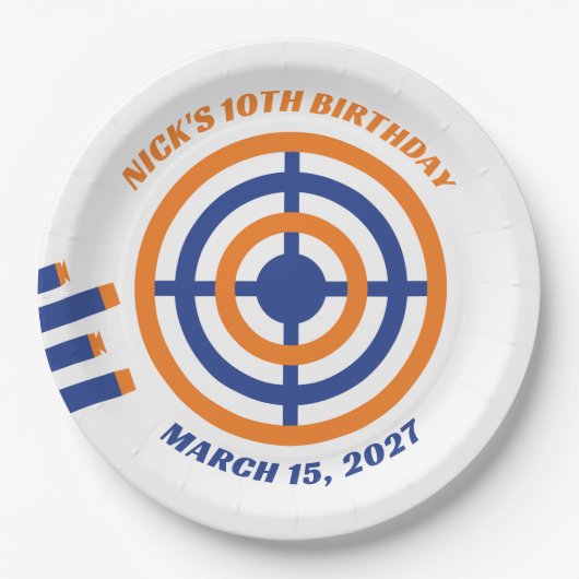 Ready, Aim, Party! ネルフゲン誕生日パーティー ペーパープレート (正面)