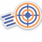 Ready, Aim, Party! Nerf Gun Themed Birthday Party シール (正面)