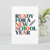 Ready for a New School Year カード (スタンド正面)
