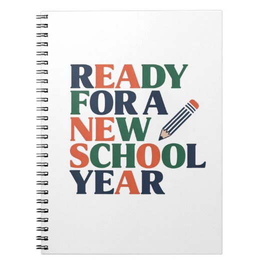 Ready for a New School Year ノートブック (正面)