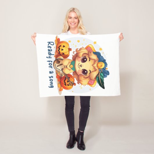 Ready for a song フリースブランケット (インサイチュ)