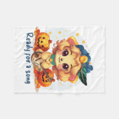 Ready for a song フリースブランケット (正面(横))