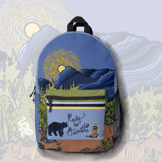 Ready for Adventure Print Cut Sew Backpack プリントバックパック