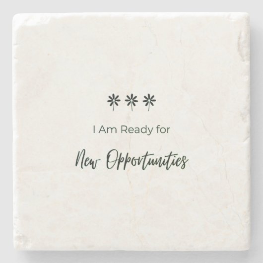 Ready for New Opportunities ストーンコースター (正面)
