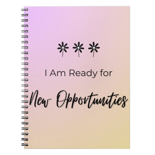 Ready for New Opportunities ノートブック (正面)