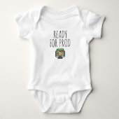 Ready for Prod, Coder, Coding, Coding Baby Gift ベビーボディスーツ (正面)