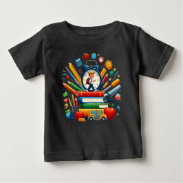 Ready for School: Dynamic Back to School Essential ベビーTシャツ
