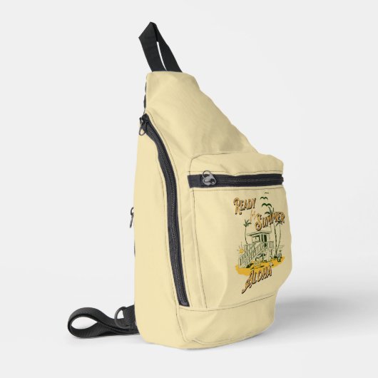 Ready for Summerビーチ版 – アロハ –  スリングバッグ (左コーナー)