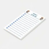 Ready for sunny adventures with Beachy Bear! ポストイット (アングル)