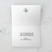 Ready for Teddy's誕生日折り畳みサンキューカード サンキューカード (内部)